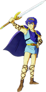 Artwork de Marth para Shadow Dragon and the Blade of Light