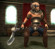 Gerome's battle model as a Fighter in Awakening.