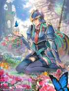 Artwork of Nephenee in Fire Emblem 0 (Cipher) by Nijihayashi.