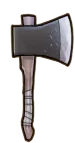 In-game model of the Iron Axe from Heroes.