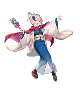 Artwork of New Year's Female Kana from 'Fire Emblem Heroes.