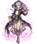 Artwork of Fell Reincarnation Robin from Heroes by Okuma Yugo.