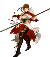 Artwork de Shiro de Fire Emblem Heroes por Arai Teruko.