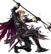 Artwork of Camus from Fire Emblem Heroes.