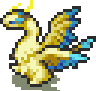 Fae's map sprite as a dragon.