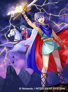 Artwork of Marth in Fire Emblem 0 (Cipher) by Tobi.