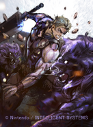 Artwork of Ogma in Fire Emblem 0 (Cipher) by Hiroaki.