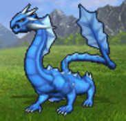 Battle model of an Ice Dragon from New Mystery of the Emblem.