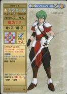 Midayle, as he appears in the third series of the TCG as a Level 20 Bow Knight.