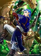 Artwork of Lester in Fire Emblem 0 (Cipher) by Mineri.