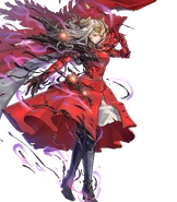 Artwork of Hegemon Edelgard from Fire Emblem Heroes by Clover.K.