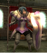 Kjelle's battle model as a Knight in Awakening.