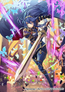 Artwork of Lucina in Fire Emblem 0 (Cipher) by Tetsu Kurosawa.