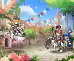 Nanna attacking with Staff of Twelve.