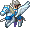 FE14 Flannel Pegasus Warrior Map Sprite