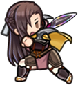 Kagero's sprite as the Honorable Ninja in Heroes.