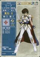 Leif, as he appears in the second series of the TCG as a Level 10 Prince.