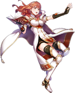 Artwork of Celica from Fire Emblem Heroes by Akira Fujikawa.