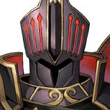 The Black Knight's resplendent portrait from Heroes.