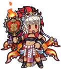 Consuming Flame Rinkah's sprite from Heroes.