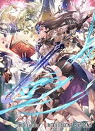 Artwork of Niamh in Fire Emblem 0 (Cipher) by Megumi Nagahama.