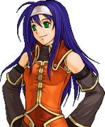 Retrato de Mia en Fire Emblem: Radiant Dawn.