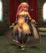 Olivia's battle model as a Dancer in Awakening.