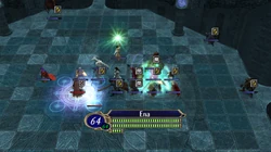 Laura calling upon the powers of the Matrona staff to heal Ena in Radiant Dawn.