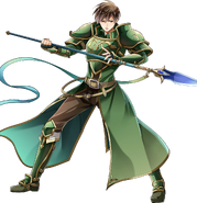 Artwork de Roderick en Fire Emblem Heroes por Itagaki Hako.