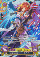 Sakura as a Priestess in Fire Emblem 0 (Cipher).