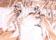 Lensterfall.jpg (216 KB) Finn escaping from Leonster castle with young Leif in his arms.