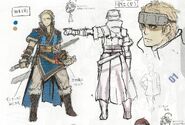 Concept artwork of the male variant of the Myrmidon class from Awakening.