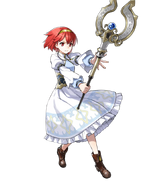 Maria illustrated by kaya8 appears in Fire Emblem Heroes.