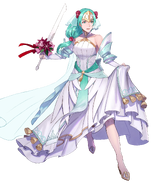 Artwork of Sigrun (Steadfast Bride) from Fire Emblem Heroes by pikomaro.