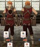 Battle model of a male thief in Fire Emblem Three Houses.