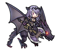 Camilla's sprite in Fire Emblem Heroes.