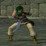 Sothe's battle model as a Thief in Path of Radiance.