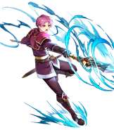 Artwork de Roshea de Fire Emblem Heroes por Kano Akira.