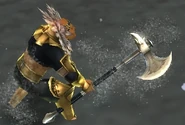 Basilio wielding the Silver Axe in Awakening.