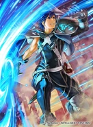 Artwork of Chrom in Fire Emblem 0 (Cipher) by Senri Kita.