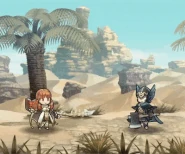 Celica casting Fire in Heroes.