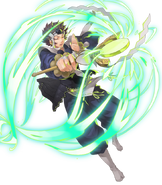 Arte de Azama de Fire Emblem Heroes por Okaya.