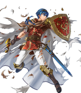 Artwork of Brave Marth from Fire Emblem Heroes by Kita Senri.