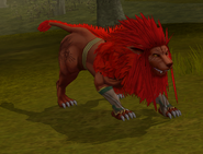 Battle model of Skrimir as a transformed Lion in Radiant Dawn.