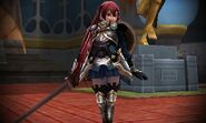 Selena's battle model as a Hero in Fates.