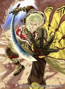 Artwork of Owain in Fire Emblem 0 (Cipher) by Rika Suzuki.