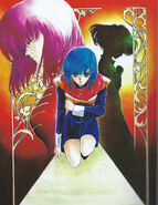 Catria, Minerva, and Maria as they appear in the Shadow Dragon manga