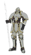 Concept artwork of the Knight class from Path of Radiance.