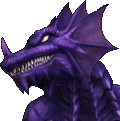 Portrait of Medeus as a Dark Dragon in Shin Monshō no Nazo.