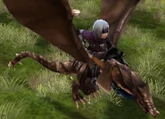 FE14 Wyvern Rider (Beruka).jpg (92 KB) Battle model of Beruka, a female Wyvern Rider from Fates.